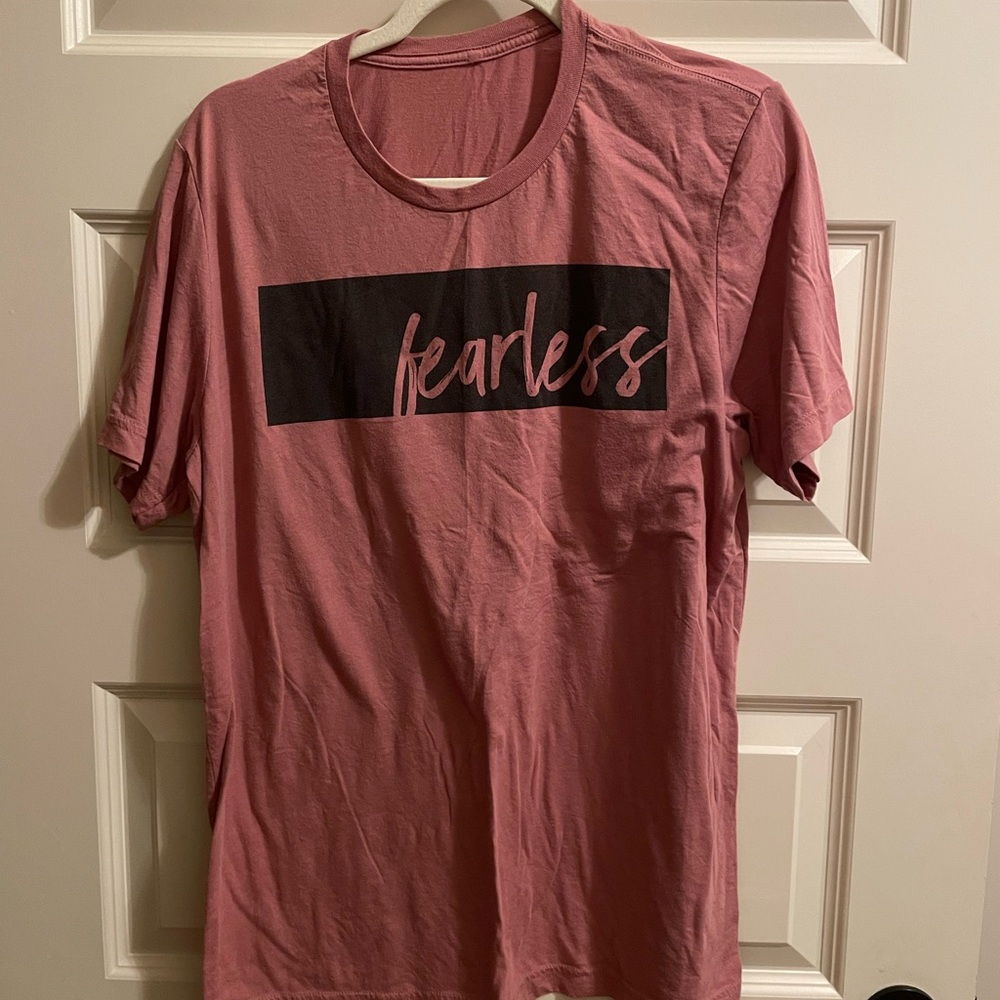Fearless Pink Short Sleeve Tee